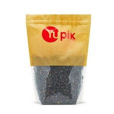 Yupik Soya Beans 드라이 로스트 언솔티드 블랙 1kg(2.2파운드) (1팩), 1) 35.2 Ounce (Pack of 1), 없음