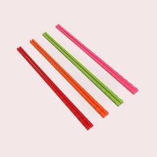 실리콘젓가락(2p) 실리콘 업소용 식당 젓가락 저범 수저, 그린, 2개