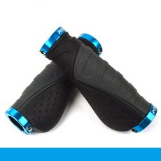 알루미늄 합금 자전거 핸들 바 그립 라이딩 바이스 장비 산악 액세서리, Gray-Blue, 6) Gray-Blue, 1개
