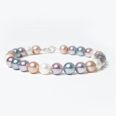 멀티진주목걸이