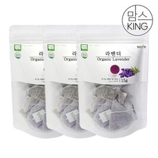 [창원몰]가고파힐링푸드 유기농 라벤더 10티백 X 3개, 15g, 3개입, 1박스