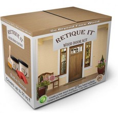 Retique It 차고 문용 레티크 잇 외장 페인트(앞문 키트 35 반 우드), 현관문 키트 미국직구, 35 반 우드