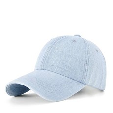 데님모자 베이직 볼캡 여성 남성 청 데일리 사계절