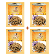 삶은 완두콩 Pae Pyoke 320g 건강 음식, 4개