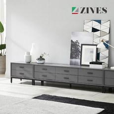 지베스 프리모 2200 거실장세트, 화이트