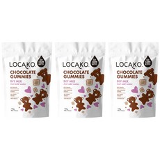 로카코 (Locako) 초콜렛 구미스 DIY 믹스 120g X 3개, 1세트, 360g