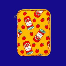 위글위글 멀티 태블릿PC 아이패드 이북리더기 파우치, Strawberry Jam_Small(FRCOTTAB-005)