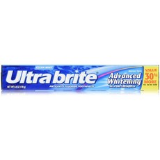 콜게이트 울트라 브라이트 어드밴스드 화이트닝 불소 치약 클린 민트 6 개입, One Color, One Size