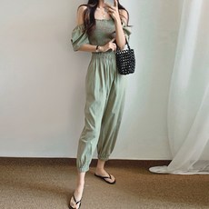 스모크밴딩점프수트