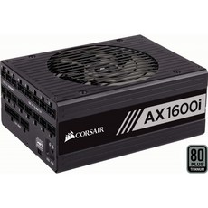 Corsair ALIMENTATION CORSAIR AX1600 I 80 + PLAT. SER.MOD + C.LINK * CP-9020087-EU * 0319, 단일상품