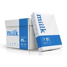 miilk밀크 A4 복사용지 A4용지 85g 2500매 1BOX