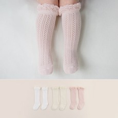 [해피프린스]더블레이시 아기 니삭스