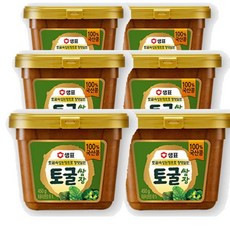 샘표 건강한 쌈장 토굴쌈장 100%국산콩 450g, 6개