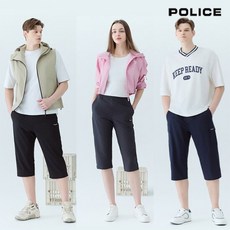 24SS 폴리스 남여공용 여름 7부 팬츠 3종