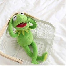 개구리인형 애착 1pc 40cm 커밋 플러시 세서미 스트리트 장난감 박제 동물 부드러운, 초록