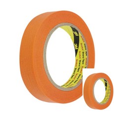 3M 종이 마스킹테이프 주황색 20MM X 40M 색테이프 칼라마스킹테이프 종이테잎