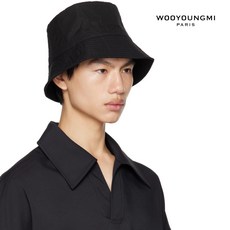 국내당일 우영미 크링클 버킷햇 블랙 사파리모자 남녀공용 W231AC53929B