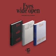 트와이스 2집 TWICE -EYES WIDE OPEN 버전선택 -지관통 포스터, 랜덤(포스터&특전 없음)
