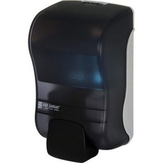 San Jamar Relie 수동 비누 디스펜서 가정 욕실 주방 화장실 식당 플라스틱 900ml 블랙 펄과 범용 호환되는 손 소독제, 1, 1개
