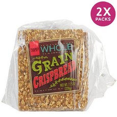 Whole Grain Crisp Bread 홀그레인 크리스피 브래드 건강간식 7.75oz 220g 2팩, 단품