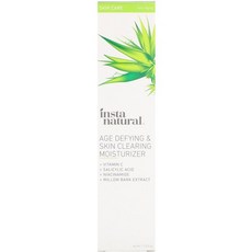인스타네츄럴 InstaNatural 에이지 디파잉 & 스킨 클리어링 모이스처라이저 크림 안티에이징 44ml(1.5fl oz), 1개