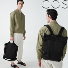 COS 남녀공용 가죽 토트백 백팩 학생 직장인 가방