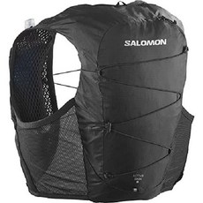 살로몬 하이드레이션 베스트 백팩 8세트 등산 조끼 가방, 블랙/블랙