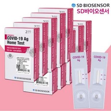 에스디바이오센서 코로나 자가검진 방역 키트, 10개, 2개입