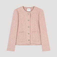 쉬즈미스 울 라운드넥 핸드메이드 자켓 SWHJKO42030 LP