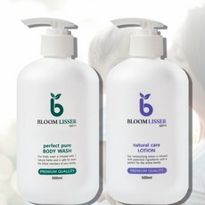 [블룸리씨] 퍼펙트 퓨어 유아올인원바스 500ml + 로션 500ml, 단품