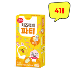(무료배송) 서울우유 치즈큐빅 파티 어니언 87g x 4개, 치즈