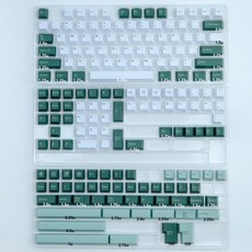 KBDiy GMK MarrsGreen 기계식 키보드용 키캡 체리 프로파일 더블 샷 PBT 7u 맞춤형 172 키 세트 GMK67 K500 GK61, 없음, 없음, 12) GMK Botanical, 없음