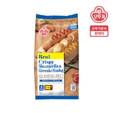 [오뚜기] 리얼 바삭한 모짜소떡 핫도그 400g(100g X 4개입), 상세 설명 참조