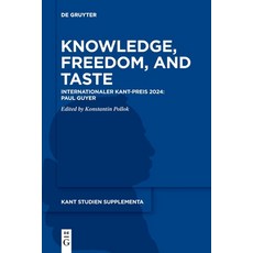 (영문도서) Knowledge Freedom and Taste Paperback, de Gruyter, English, 9783111543895