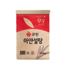 없음 큐원 하얀설탕 큐원하얀설탕15kg, 1개