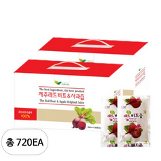 제주레드비트 사과즙, 100ml, 720개