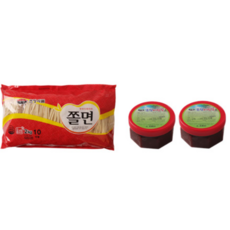 매콤한 쫄면 10인분 (사리2kg+비빔장300gx2개), 20개, 2kg