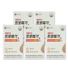종근당건강 프로메가 알티지 오메가3 비타민D 430mg x 60캡슐, 5정, 5개