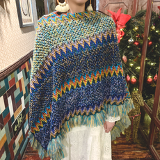 에스닉후드판초