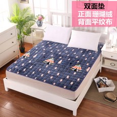 토퍼매트리스 학생기숙사 침대매트 0.9싱글침대 이불 쿠션 접이식 미끄럼방지 더블침대 가정용 1.2m1.5미터, C06-넓이 200x직사각형 220CM