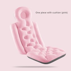 DAOLUAN 전신 목욕 베개 욕조용 목욕 베개 정품보장, 93cm*40cm, Pink Long Without Suction Cup