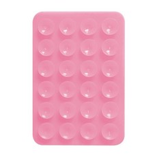 케이스 24 태블릿 두꺼운 휴대폰 실리콘 수하물 흡입 가죽 범용 사각형, pink, 1개
