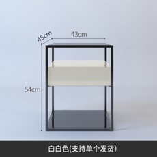 수입 고급 북유럽 프랑스 모던하우스 강화유리 서랍 침실 소파 거실 협탁 인테리어가구 소품, 화이트