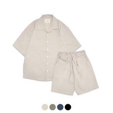 린넨셔츠반바지세트