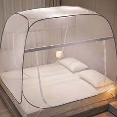 모기 차단 침대형 폴딩 원터치 모기장, 1개