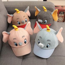 코끼리 캐릭터 아기 유아 아동 캡 야구 모자 스냅백_도매
