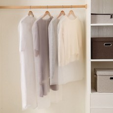 투명 먼지 의류 커버 옷장 코트 긴 드레스 자켓 홈 수납함, 2) 60x100cm
