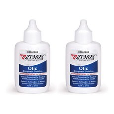자이목스 블루 오틱 1% Hydrocortisone 가려운 귀 세정제 강아지 고양이, 2개, 37ml