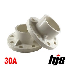HJS 국산 PVC 후렌지 30A (플랜지 30mm 수도용 플렌지 배관 부속 자재), 1개