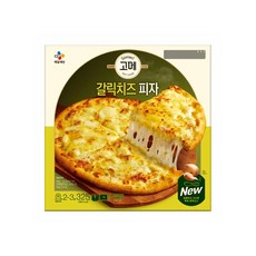 고메 갈릭치즈 피자 325g x 4개